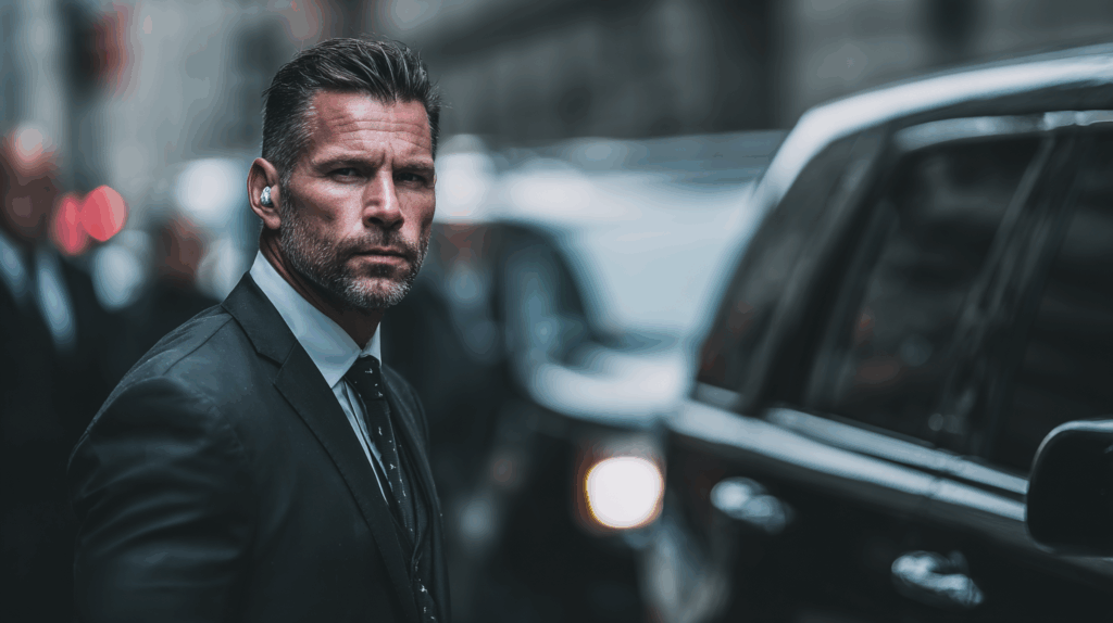 frogtezca_realistic_photo_of_a_professional_bodyguard_standing__1cd2a650-3341-4159-913e-4efaad808da9